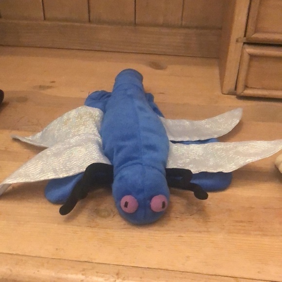 2 Two Hand Puppets Dragonfly Bird Caltoy Preschool Imaginative Play Toy - Picture 2 of 9